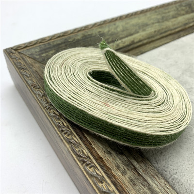 5 yardov 10 mm jutová stuha z konope, šnúry, vintage rustikálne konopné jutové lano, ručne vyrobené, vianočné, halloweenske, svadobné, párty a dekorácie.