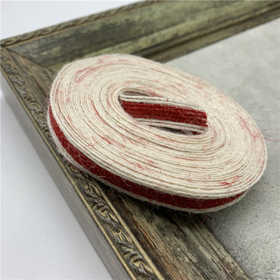 5 yardov 10 mm jutová stuha z konope, šnúry, vintage rustikálne konopné jutové lano, ručne vyrobené, vianočné, halloweenske, svadobné, párty a dekorácie.