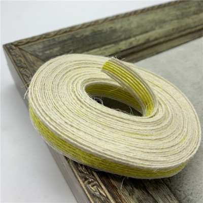 5 yardov 10 mm jutová stuha z konope, šnúry, vintage rustikálne konopné jutové lano, ručne vyrobené, vianočné, halloweenske, svadobné, párty a dekorácie.