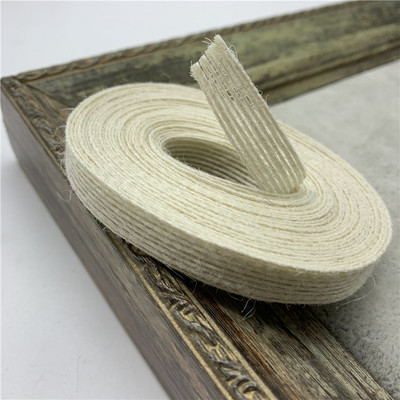 5 yardov 10 mm jutová stuha z konope, šnúry, vintage rustikálne konopné jutové lano, ručne vyrobené, vianočné, halloweenske, svadobné, párty a dekorácie.