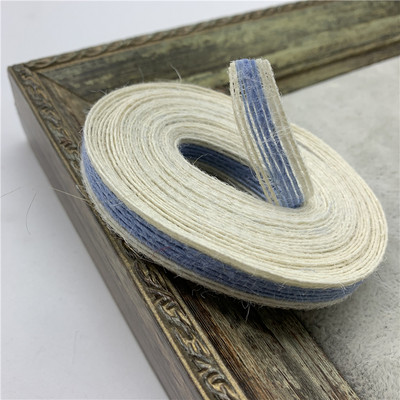 5 yardov 10 mm jutová stuha z konope, šnúry, vintage rustikálne konopné jutové lano, ručne vyrobené, vianočné, halloweenske, svadobné, párty a dekorácie.
