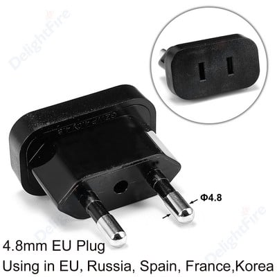 1kom 220V adapter za utikač iz SAD-a u EU Euro Europa utikač Pretvarač utikača za struju Putni adapter Adapter iz SAD-a u EU Električna utičnica