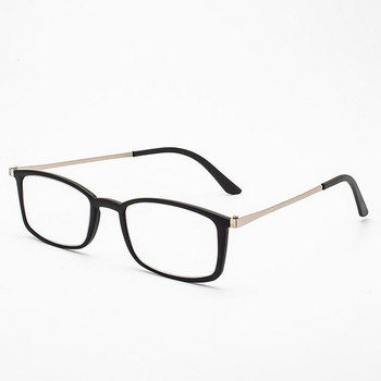 Οπτικά φορητά ανδρικά γυαλιά ανάγνωσης μπλε φως TR90 τετράγωνα γυαλιά για υπερμετρωπία Gafas Lectura+1+1,5+2+2,5+3