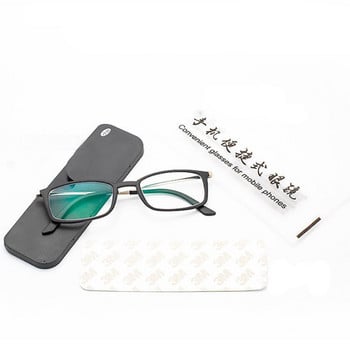Оптични преносими очила за четене Men Blue Light TR90 квадратни очила за далекогледство Gafas Lectura+1+1.5+2+2.5+3