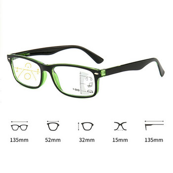 Ретро анти сини лъчи прогресивни мултифокални очила за четене Мъже Жени Очила за близко зрение Компютърни очила gafas