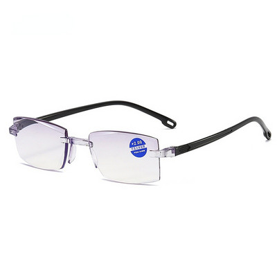 Meeste lugemisprillid, sinise valguse vastased Presbüoopiaprillid, HD-lugemisprillid, läbipaistvad prillid, +1,0 kuni +4,0 meeste prillid