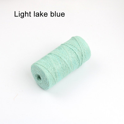 100M/tekercs színes juta zsineg természetes vintage juta kötél zsineg zsineg zsákvászon szalag kézműves ajándékcsomagolás esküvői parti dekoráció