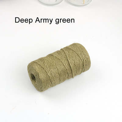 100M/tekercs színes juta zsineg természetes vintage juta kötél zsineg zsineg zsákvászon szalag kézműves ajándékcsomagolás esküvői parti dekoráció