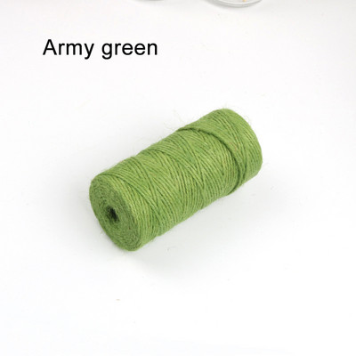 100M/tekercs színes juta zsineg természetes vintage juta kötél zsineg zsineg zsákvászon szalag kézműves ajándékcsomagolás esküvői parti dekoráció