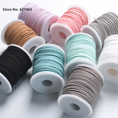 50 jardi pljosnati korejski baršunasti kožni kabel od umjetne antilop kože DIY konop od čipke za izradu nakita Ukrasne rukotvorine