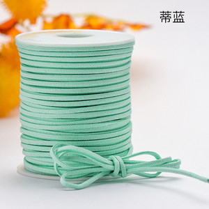 50 jardi pljosnati korejski baršunasti kožni kabel od umjetne antilop kože DIY konop od čipke za izradu nakita Ukrasne rukotvorine