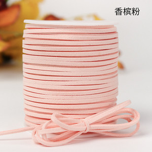 50 jardi pljosnati korejski baršunasti kožni kabel od umjetne antilop kože DIY konop od čipke za izradu nakita Ukrasne rukotvorine