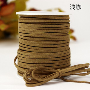 50 jardi pljosnati korejski baršunasti kožni kabel od umjetne antilop kože DIY konop od čipke za izradu nakita Ukrasne rukotvorine