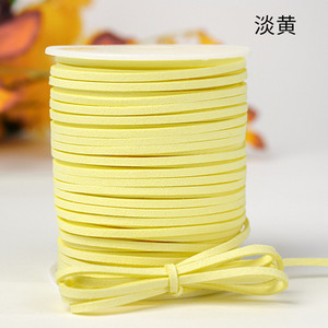 50 jardi pljosnati korejski baršunasti kožni kabel od umjetne antilop kože DIY konop od čipke za izradu nakita Ukrasne rukotvorine