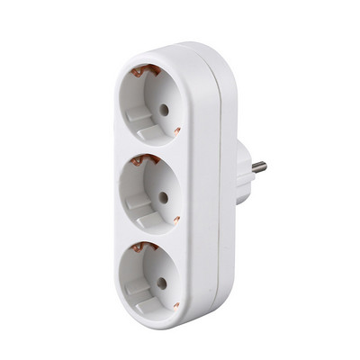 Adaptor priză de perete Schuko la pământ european 2/4/3 căi Priză de convertizor de priză de extensie Coreea Rusia 3500W 16A 250V