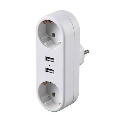 Adaptor priză de perete Schuko la pământ european 2/4/3 căi Priză de convertizor de priză de extensie Coreea Rusia 3500W 16A 250V