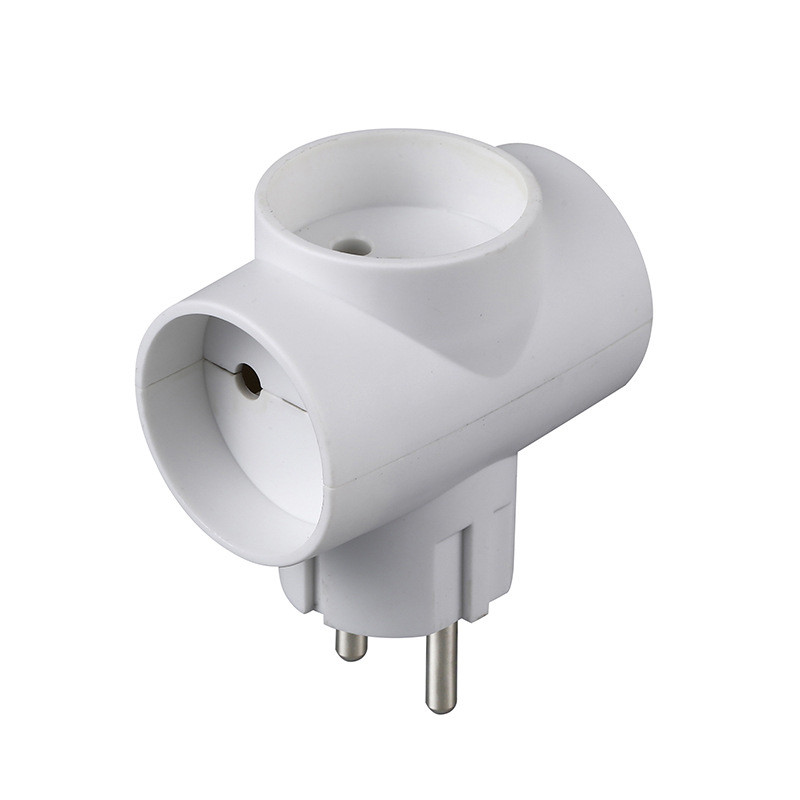 Adaptor priză de perete Schuko la pământ european 2/4/3 căi Priză de convertizor de priză de extensie Coreea Rusia 3500W 16A 250V