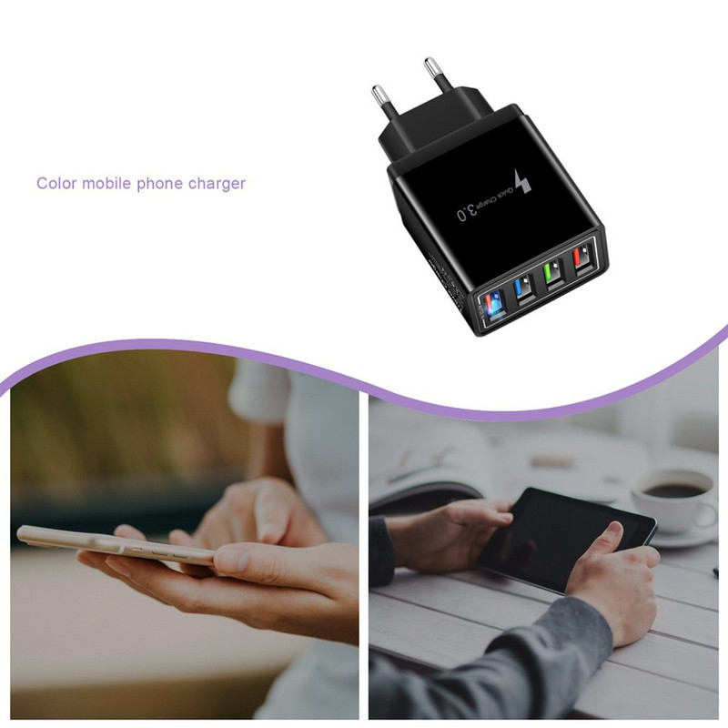 Încărcător rapid 3.0 Încărcător USB pentru Samsung A51 A71 iPhone 13 xr Xiaomi mi 12 Tabletă QC 3.0 Încărcător rapid de perete Adaptor pentru priză UE