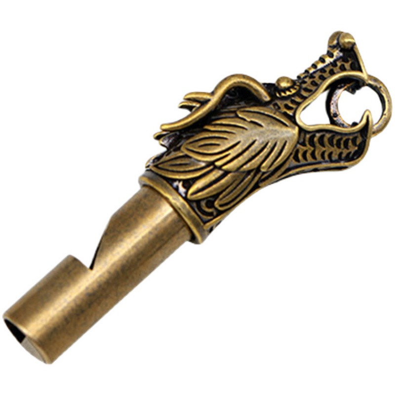 Käsitsi valmistatud messingist kraanist vile auto võtmehoidja ripats meeste ja naiste välitingimustes ellujäämise vile võtmehoidja ripats