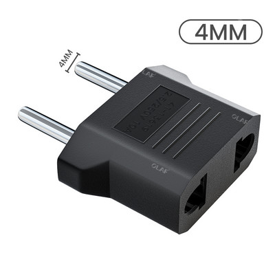 Elough 1-10pcs EU Euro KR Plug Adapter US to EU Plug Adapter Travel KR Adapter Electric EU KR Plug Converter Υποδοχή ρεύματος Ευρώπη