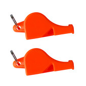 Sigurnosna zviždaljka od 2 komada Super glasna zviždaljka za sportske suce Alat za preživljavanje u hitnim slučajevima za vanjsko planinarenje Kampiranje Ribolov Putovanje Silbato