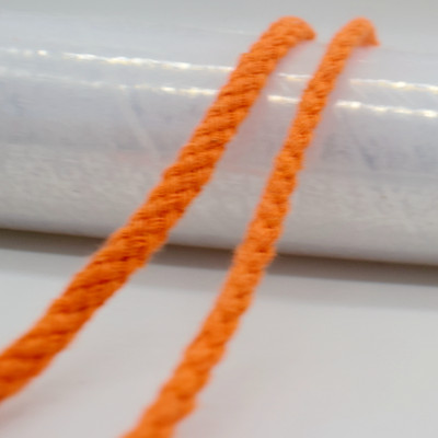 5 mm puuvillane köis käsitöö dekoratiivsed keerutatud ümmargused nöörid käsitöö jaoks käsitsi valmistatud kaelapael kodutekstiili kaunistuste õmblemine 5 jardi