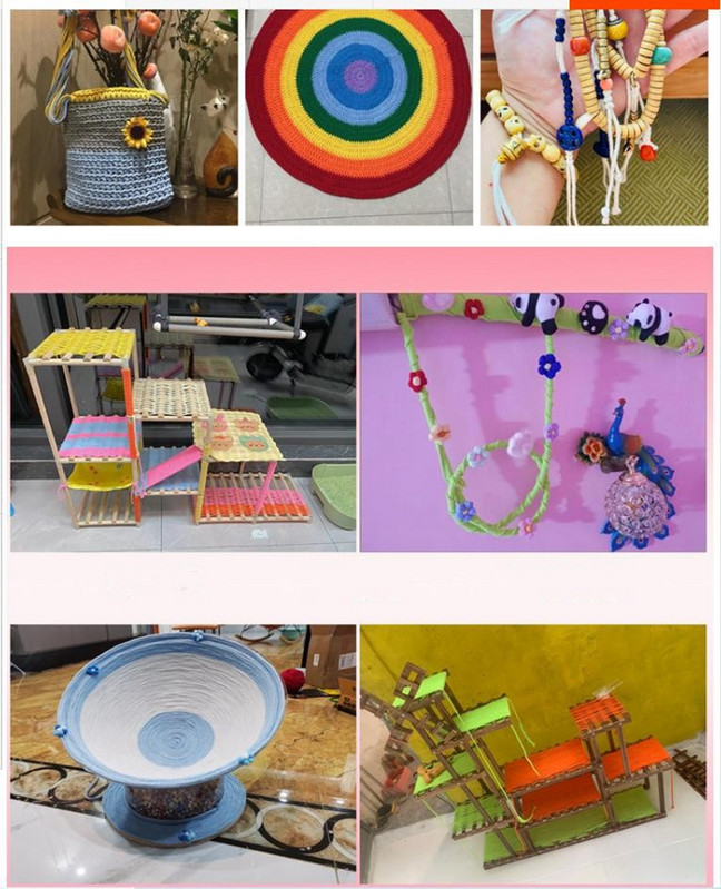 5 mm puuvillane köis käsitöö dekoratiivsed keerutatud ümmargused nöörid käsitöö jaoks käsitsi valmistatud kaelapael kodutekstiili kaunistuste õmblemine 5 jardi