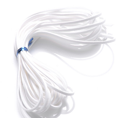 iYOE 5/20 μέτρα 38 Χρώματα 2,5 χιλιοστών Επίπεδη κορεάτικη βελούδινη κλωστή ψεύτικο δέρμα σουέτ Κορδόνι με κορδόνι για κατασκευή κολιέ βραχιόλι με πλεκτό