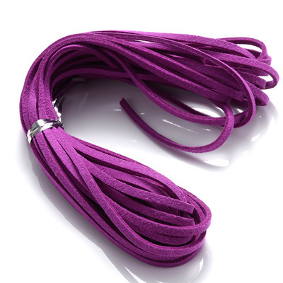 iYOE 5/20 μέτρα 38 Χρώματα 2,5 χιλιοστών Επίπεδη κορεάτικη βελούδινη κλωστή ψεύτικο δέρμα σουέτ Κορδόνι με κορδόνι για κατασκευή κολιέ βραχιόλι με πλεκτό