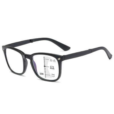 Progresszív, többfokális összecsukható olvasószemüvegek férfi női, kék fényt blokkoló kiskorúak szemüvegei, összecsukható szemüvegek