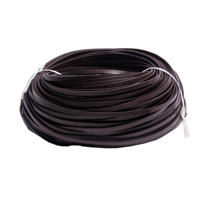 2 metri colorat 3-10 mmmm plat bijuterii din piele naturală snur șir dantelă frânghie bricolaj chokers colier brățară găsire