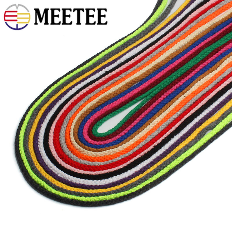 5/10 metrai 5 mm 7 mm medvilniniai lynai, amatai, dekoratyviniai susukti sriegio lynai „pasidaryk pats“ batai krepšys, virvelės, virvelės dekoravimo priedai