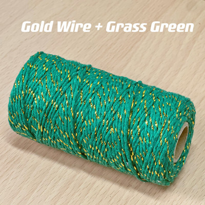 2MM 100M makrame puuvillane niit, keerutatud käsitöö, pehme džuudist köis sõlme jaoks seinakinnitusseadme jaoks Boho dekoratiivne köis kingitus Weddi