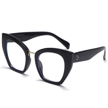 Ретро очила за четене с котешко око Дамски очила против синя светлина Извънгабаритни оптични очила с рецепта Завършени очила за далекогледство плюс