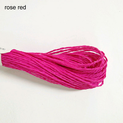 DIY Χειροποίητο πλέξιμο 2mm Dia Πολύχρωμο Χάρτινο Σχοινί Πακέτο Γενεθλίων Χειροποίητες χειροτεχνίες Οικολογικό υλικό τέχνης νηπιαγωγείου 30M