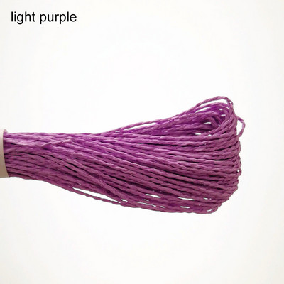 DIY Χειροποίητο πλέξιμο 2mm Dia Πολύχρωμο Χάρτινο Σχοινί Πακέτο Γενεθλίων Χειροποίητες χειροτεχνίες Οικολογικό υλικό τέχνης νηπιαγωγείου 30M