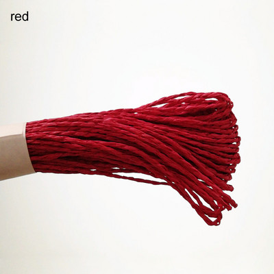 DIY Χειροποίητο πλέξιμο 2mm Dia Πολύχρωμο Χάρτινο Σχοινί Πακέτο Γενεθλίων Χειροποίητες χειροτεχνίες Οικολογικό υλικό τέχνης νηπιαγωγείου 30M