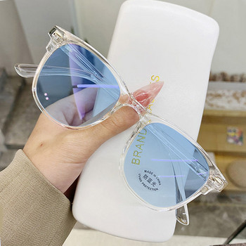 Фотохромни очила за късогледство Жени Мъже Прозрачни анти-синя светлина Външни UV400 завършени очила с диоптър 0 до -6.0