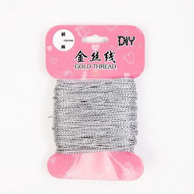 20m/ρολό Χρυσό σύρμα Glitter Tag Line Σχοινί DIY Νήμα κορδόνι κορδόνι Κουτί δώρου Συσκευασία Γαμήλιο πάρτι Φεστιβάλ Rattan Decoratio