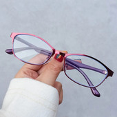 2021 Vintage naočale za kratkovidnost Metalni četvrtasti okvir Ženske elegantne Vintage stakla protiv plave svjetlosti Muške naočale za čitanje