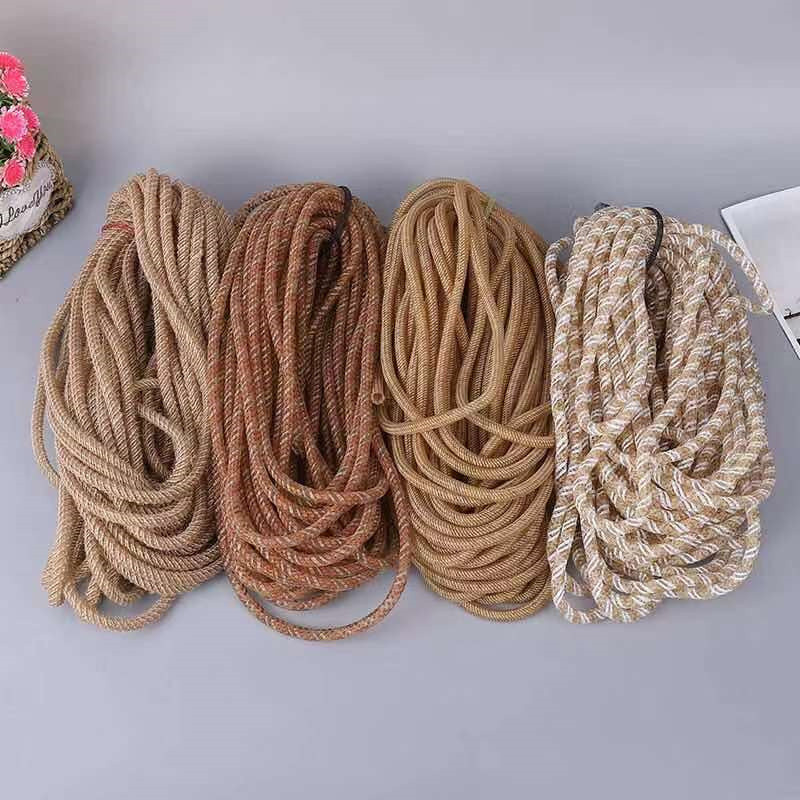 8 mm sieta cauruļu aukla, cauruļveida poliestera auduma caurule, zirga astru bize