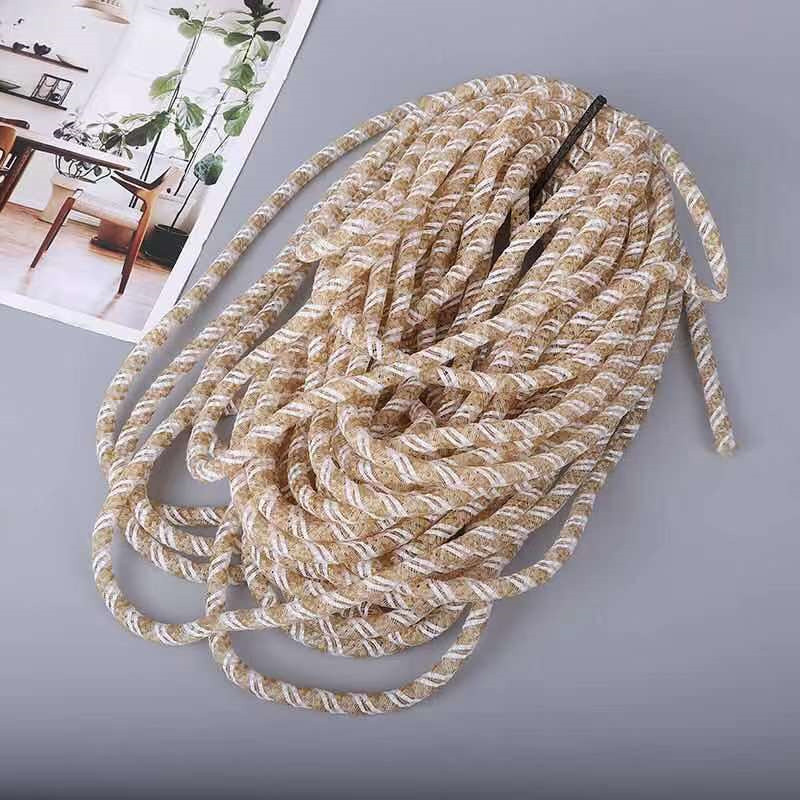 8 mm sieta cauruļu aukla, cauruļveida poliestera auduma caurule, zirga astru bize