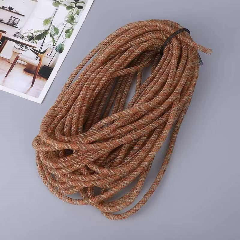 8 mm sieta cauruļu aukla, cauruļveida poliestera auduma caurule, zirga astru bize