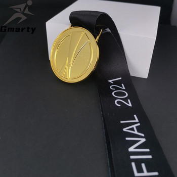 Шампионски медал от Лига Европа Метален медал Реплика на медали Златен медал Футболни сувенири Колекция от фенове