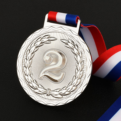 65 mm tukšas medaļas jebkuram konkursam Zelta sudraba godalgas medaļa ar labu lenti Bērnu medaļas Uzvarētāja balvas iedrošinājuma zīme