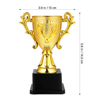 Творчески спортни състезания Победител Награда Трофей Пластмасов трофей с основа за детска градина Училищни игри Състезания Подарък за благосклонност