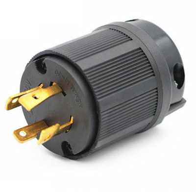 Black USA Nema L14-20 L14-30 L15-20 L15-30 L18-20 L18-30 L19-30 US 4-polni generator Anti-off industrijski pretvarač utičnica