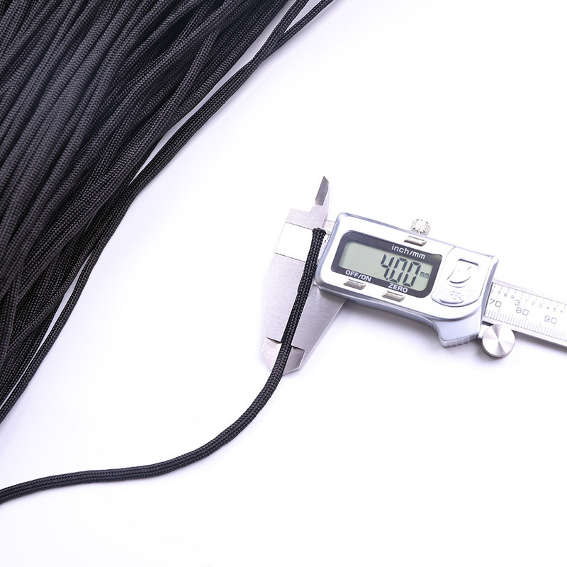 4 mm 550 Paracord izpletņa aukla, telts virve, 7 stieņi pārgājieniem, kempinga auklas cuerda manualidades