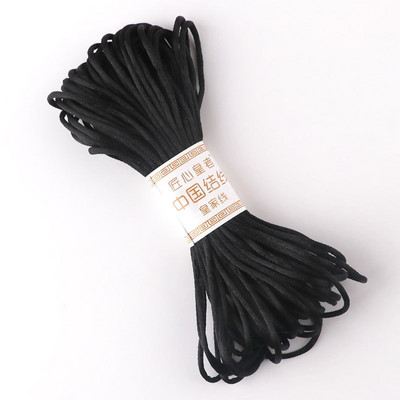 22 M 2,5 mm ķīniešu mezglu līnijas aukla zīda satīna aukla neilona aukla DIY string kaklarota rokassprādzes aukla