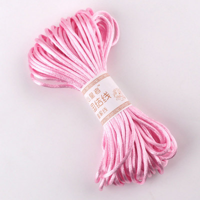 22 M 2,5 mm ķīniešu mezglu līnijas aukla zīda satīna aukla neilona aukla DIY string kaklarota rokassprādzes aukla